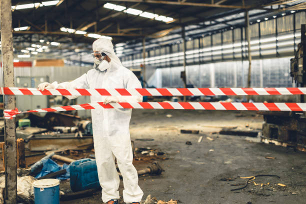Professional Unattended Death Cleanup technician working in Taft, FL